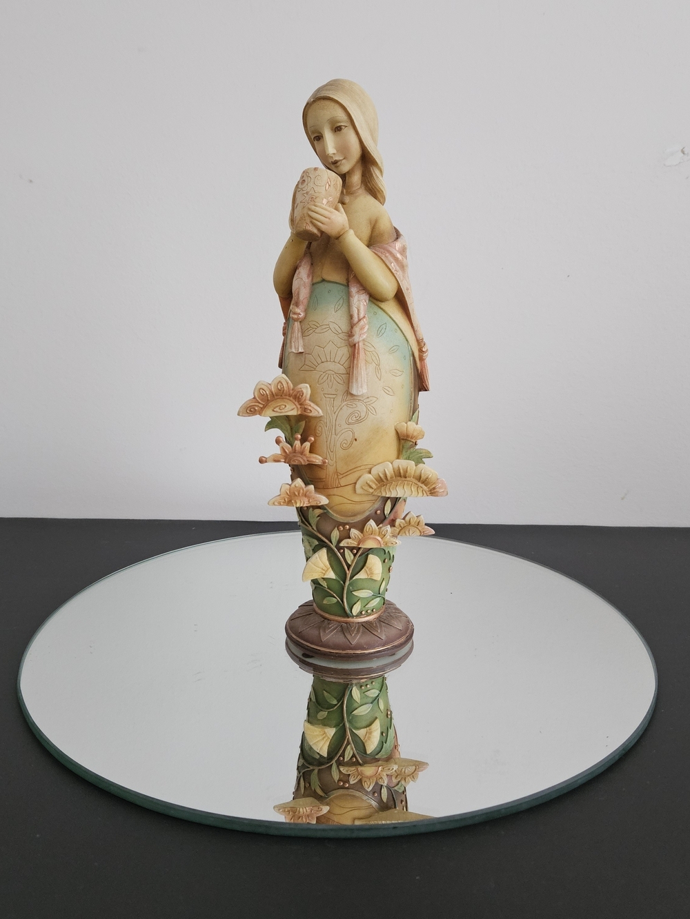 Enesco Karen Hahn Blooming Wild "Dawn"  Woman Figurine